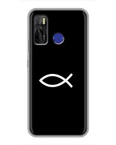 Чехол для TECNO Camon 15 с картинкой «Символ рыбы Jesus» Чехол для TECNO Camon 15 с картинкой «Символ рыбы Jesus»