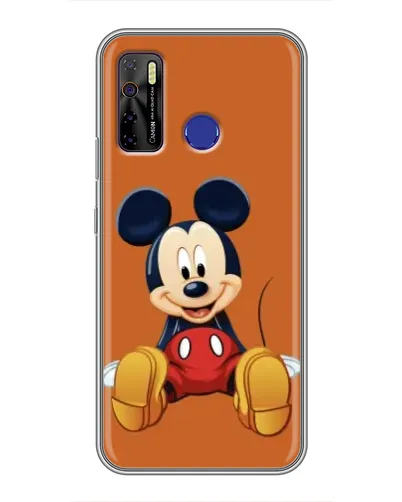 Чехол для TECNO Camon 15 с картинкой «Микки отдыхает»