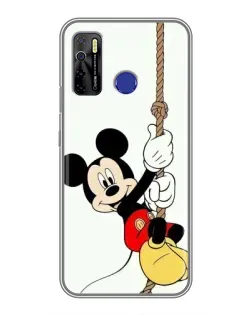 Чехол для TECNO Camon 15 с картинкой «Mickey на канате» Чехол для TECNO Camon 15 с картинкой «Mickey на канате»