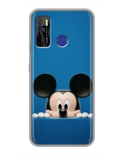 Чехол для TECNO Camon 15 с картинкой «Микки выглядывает» Чехол для TECNO Camon 15 с картинкой «Микки выглядывает»