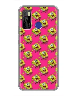 Чехол для TECNO Camon 15 с картинкой «Розовый паттерн» Чехол для TECNO Camon 15 с картинкой «Розовый паттерн»