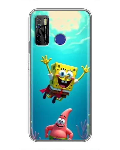 Чехол для TECNO Camon 15 с картинкой «Спанч Боб под водой» Чехол для TECNO Camon 15 с картинкой «Спанч Боб под водой»