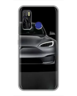 Чохол для TECNO Camon 15 з картинкою «Tesla Model S Look»