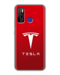 Чохол для TECNO Camon 15 з картинкою «Tesla Red Classic»