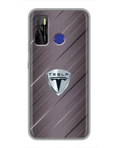 Чохол для TECNO Camon 15 з картинкою «Металева текстура Tesla» Чохол для TECNO Camon 15 з картинкою «Металева текстура Tesla»