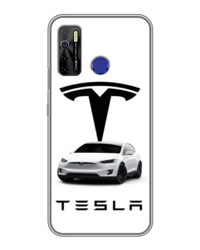Чохол для TECNO Camon 15 з картинкою «Tesla White Style» Чохол для TECNO Camon 15 з картинкою «Tesla White Style»