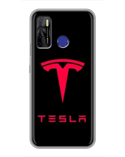 Чохол для TECNO Camon 15 з картинкою «Tesla Red Logo» Чохол для TECNO Camon 15 з картинкою «Tesla Red Logo»