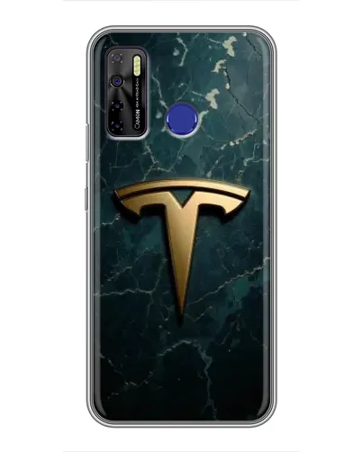 Чохол для TECNO Camon 15 з картинкою «Мармурова Tesla Gold» Чохол для TECNO Camon 15 з картинкою «Мармурова Tesla Gold»