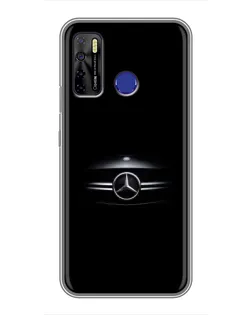 Чохол для TECNO Camon 15 з картинкою «Mercedes — абстрактні лінії»
