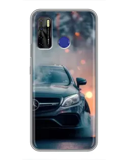 Чохол для TECNO Camon 15 з картинкою «Mercedes — нічне місто»