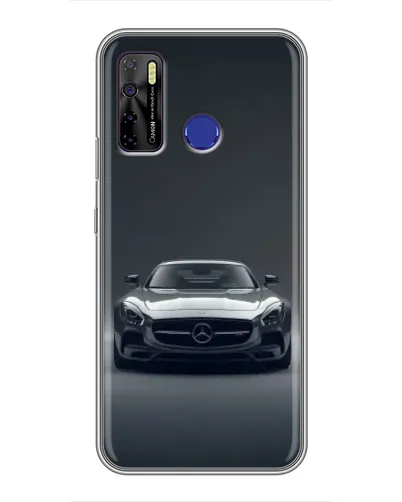 Чохол для TECNO Camon 15 з картинкою «Mercedes на чорному» Чохол для TECNO Camon 15 з картинкою «Mercedes на чорному»