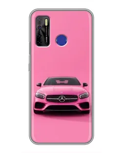 Чехол для TECNO Camon 15 с картинкой «Розовый Mercedes AMG» Чехол для TECNO Camon 15 с картинкой «Розовый Mercedes AMG»