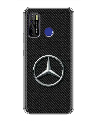 Чехол для TECNO Camon 15 с картинкой «Карбоновый Mercedes стиль» Чехол для TECNO Camon 15 с картинкой «Карбоновый Mercedes стиль»