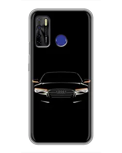 Чохол для TECNO Camon 15 з картинкою «Audi — нічний контур»