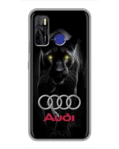 Чохол для TECNO Camon 15 з картинкою «Пантера та Audi» Чохол для TECNO Camon 15 з картинкою «Пантера та Audi»