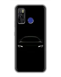 Чохол для TECNO Camon 15 з картинкою «Погляд Audi у темряві»