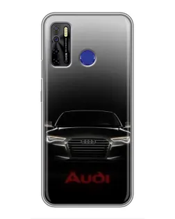 Чохол для TECNO Camon 15 з картинкою «Audi — градієнтний контур»