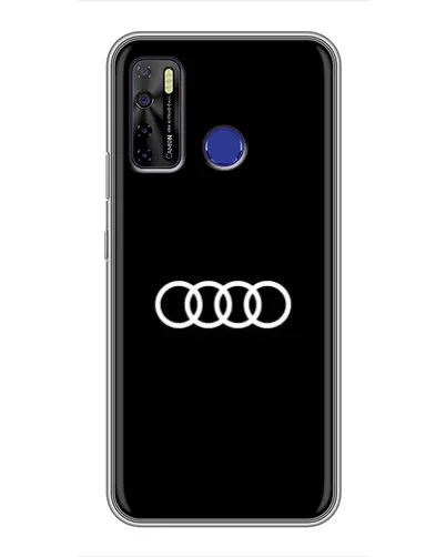 Чохол для TECNO Camon 15 з картинкою «Audi White Logo» Чохол для TECNO Camon 15 з картинкою «Audi White Logo»