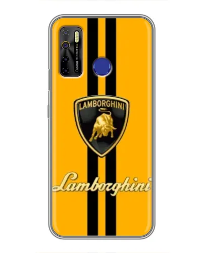 Чохол для TECNO Camon 15 з картинкою «Lamborghini Stripe жовтий» Чохол для TECNO Camon 15 з картинкою «Lamborghini Stripe жовтий»