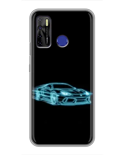 Чохол для TECNO Camon 15 з картинкою «Неоновий контур Lamborghini» Чохол для TECNO Camon 15 з картинкою «Неоновий контур Lamborghini»