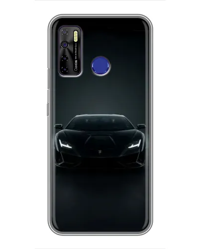 Чохол для TECNO Camon 15 з картинкою «Чорний Lamborghini Aventador» Чохол для TECNO Camon 15 з картинкою «Чорний Lamborghini Aventador»