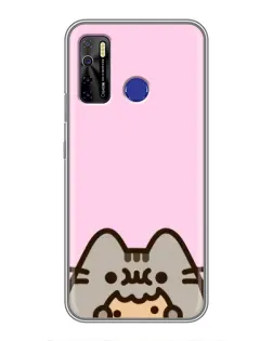 Чехол для TECNO Camon 15 с картинкой «Pusheen и печенье» Чехол для TECNO Camon 15 с картинкой «Pusheen и печенье»
