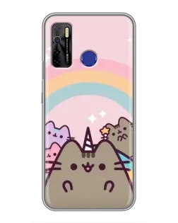 Чехол для TECNO Camon 15 с картинкой «Единорог Pusheen» Чехол для TECNO Camon 15 с картинкой «Единорог Pusheen»
