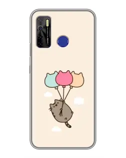 Чехол для TECNO Camon 15 с картинкой «Пушин на шариках» Чехол для TECNO Camon 15 с картинкой «Пушин на шариках»