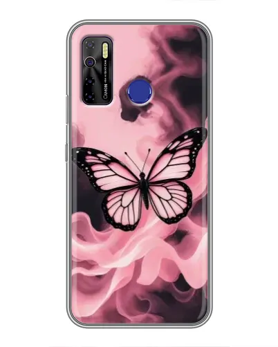 Чохол для TECNO Camon 15 з картинкою «Метелик у диму» Чохол для TECNO Camon 15 з картинкою «Метелик у диму»
