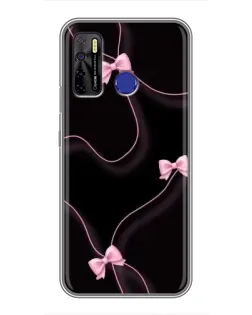 Чохол для TECNO Camon 15 з картинкою «Рожеві стрічки» Чохол для TECNO Camon 15 з картинкою «Рожеві стрічки»