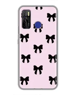 Чохол для TECNO Camon 15 з картинкою «Чорні банти Coquette» Чохол для TECNO Camon 15 з картинкою «Чорні банти Coquette»