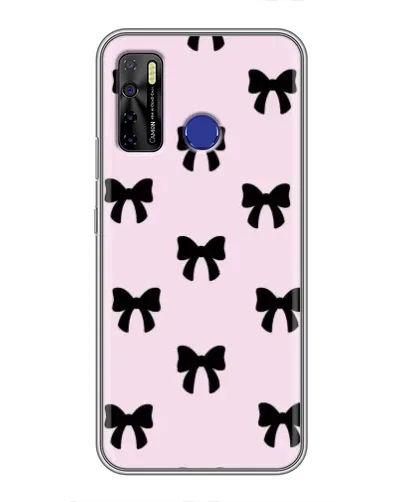 Чохол для TECNO Camon 15 з картинкою «Чорні банти Coquette» Чохол для TECNO Camon 15 з картинкою «Чорні банти Coquette»