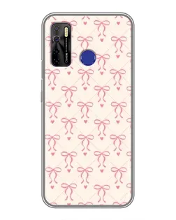 Чохол для TECNO Camon 15 з картинкою «Рожеві бантики Coquette» Чохол для TECNO Camon 15 з картинкою «Рожеві бантики Coquette»