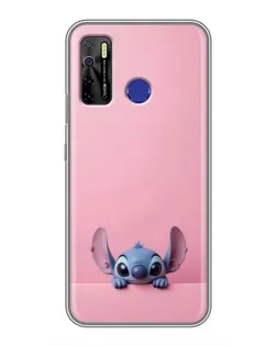 Чохол для TECNO Camon 15 з картинкою «Stitch визирає»