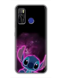Чохол для TECNO Camon 15 з картинкою «Неоновий Stitch»