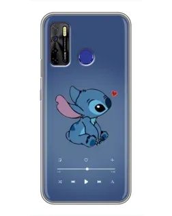 Чохол для TECNO Camon 15 з картинкою «Музичний Stitch»