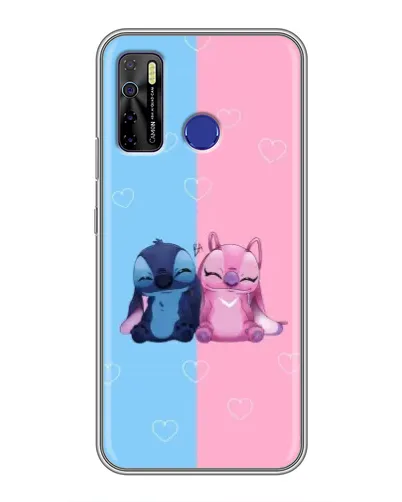 Чохол для TECNO Camon 15 з картинкою «Stitch та Angel Love» Чохол для TECNO Camon 15 з картинкою «Stitch та Angel Love»