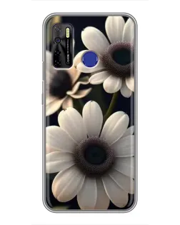 Чохол для TECNO Camon 15 з картинкою «Білі маргаритки макро» Чохол для TECNO Camon 15 з картинкою «Білі маргаритки макро»