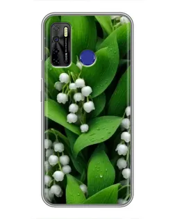 Чохол для TECNO Camon 15 з картинкою «Конвалії в зелені» Чохол для TECNO Camon 15 з картинкою «Конвалії в зелені»