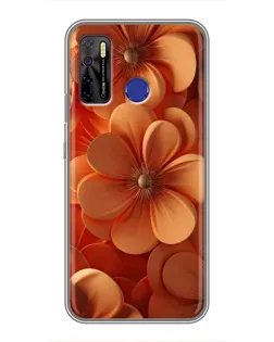 Чохол для TECNO Camon 15 з картинкою «Помаранчева макро квітка» Чохол для TECNO Camon 15 з картинкою «Помаранчева макро квітка»