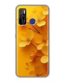 Чохол для TECNO Camon 15 з картинкою «Золоті пелюстки» Чохол для TECNO Camon 15 з картинкою «Золоті пелюстки»