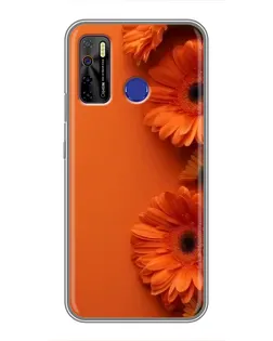 Чохол для TECNO Camon 15 з картинкою «Помаранчеві гербери» Чохол для TECNO Camon 15 з картинкою «Помаранчеві гербери»