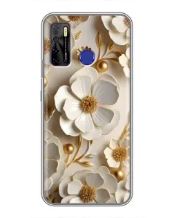 Чохол для TECNO Camon 15 з картинкою «Білі паперові квіти» Чохол для TECNO Camon 15 з картинкою «Білі паперові квіти»