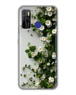 Чохол для TECNO Camon 15 з картинкою «Гілка дрібних білих квітів» Чохол для TECNO Camon 15 з картинкою «Гілка дрібних білих квітів»