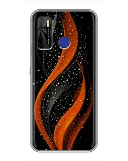 Чохол для TECNO Camon 15 з картинкою «Вогняна зоряна хвиля»