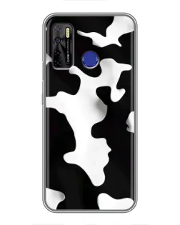 Чохол для TECNO Camon 15 з картинкою «Чорно-біла пляма»