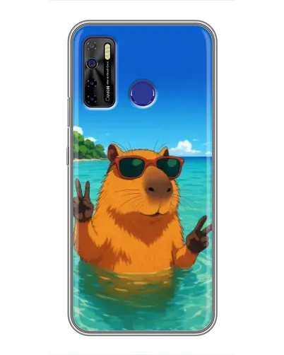 Чохол для TECNO Camon 15 з картинкою «Морська капібара» Чохол для TECNO Camon 15 з картинкою «Морська капібара»