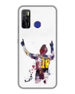 Чохол для TECNO Camon 15 з картинкою «Акварельний Мессі Барселона» Чохол для TECNO Camon 15 з картинкою «Акварельний Мессі Барселона»
