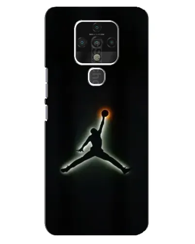 Чехол для TECNO Camon 16 Pro с картинкой «Jordan Gradient Logo»