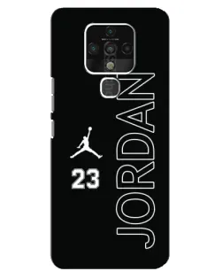 Чехол для TECNO Camon 16 Pro с картинкой «Jordan Vertical» Чехол для TECNO Camon 16 Pro с картинкой «Jordan Vertical»